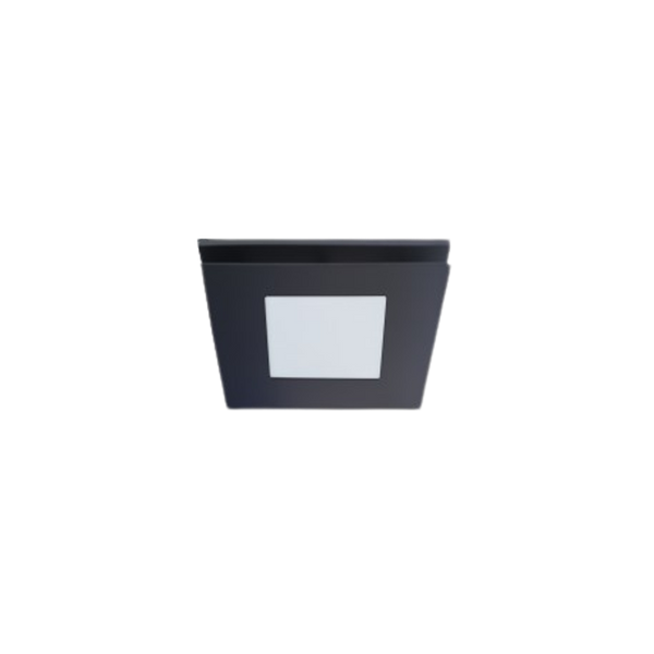 Ventair Airbus 200 10W LED Square Fascia Matte Black