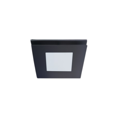 Ventair Airbus 250 14W LED Square Fascia Matte Black
