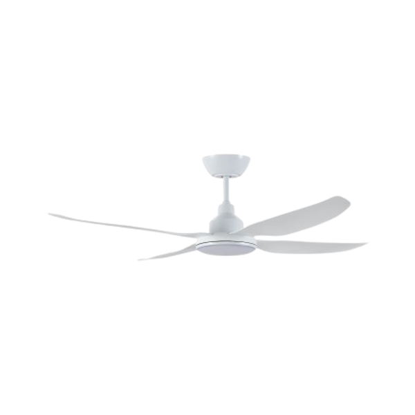Ventair Alaska DC 4 Blade Ceiling Fan with LED and Remote (52"/1300mm) White