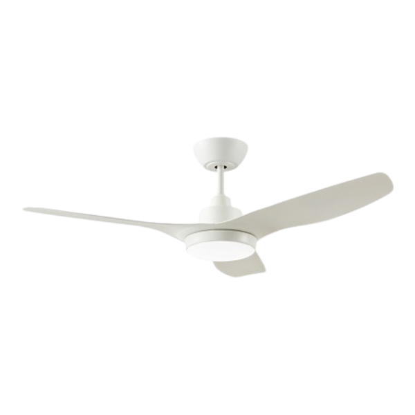 Ventair Skyfan 3 Blade DC Ceiling Fan with Wall Controller and LED (48"/1200mm) White
