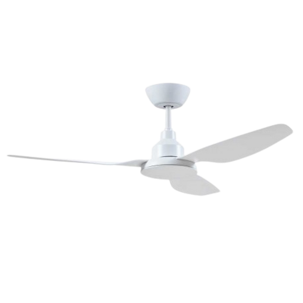 Ventair Glacier DC 3 Blade Ceiling Fan with Remote (48"/1200mm) White
