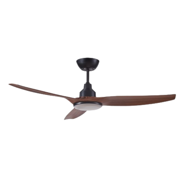 Ventair Skyfan 3 Blade DC Ceiling Fan with LED (52"/1300mm) Teak