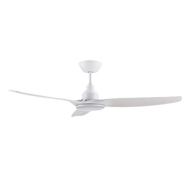 Ventair Skyfan 3 Blade DC Ceiling Fan with LED (52"/1300mm) White
