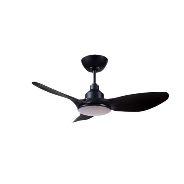 Ventair Skyfan 3 Blade DC Ceiling Fan with LED (36"/900mm) Black