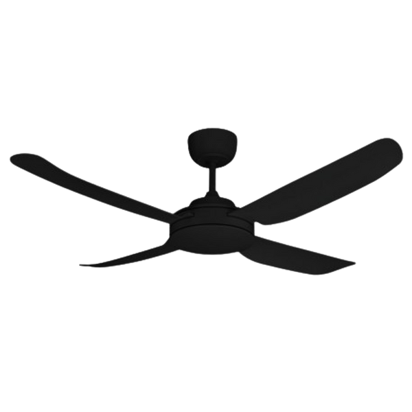 Ventair Spinika II 4 Blade Ceiling Fan (48"/1220mm) Matte Black