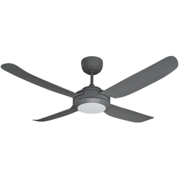 Ventair Spinika II 4 Blade Ceiling Fan with LED Light (52"/1300mm) Titanium