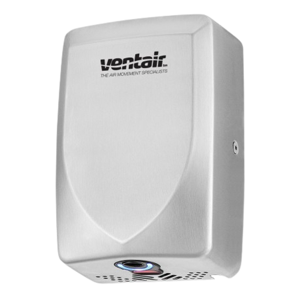 Ventair Thin Dry Wall Mounted Hand Dryer Stainless Steel
