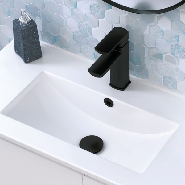 Fienza Universal Pop-Up / Pull-Out Basin Waste Matte Black