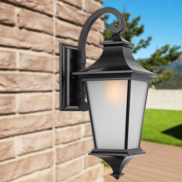 Telbix Westin Exterior Wall Light Black