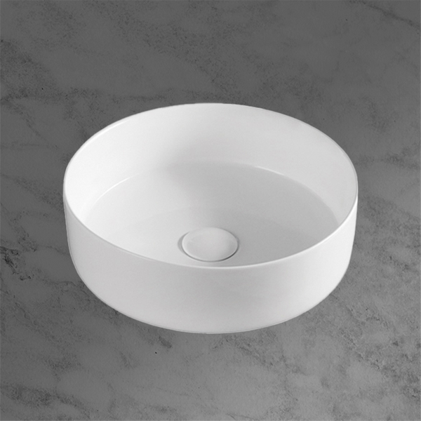 Aulic Dove Above Counter Basin Matte White