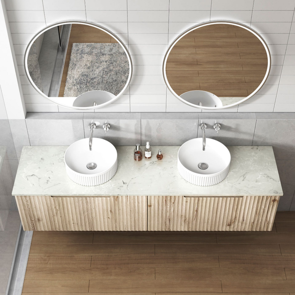 Aulic Lilac Above Counter Basin Matte White