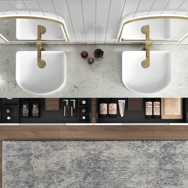 Aulic Cyrus Above Counter Basin Gloss White