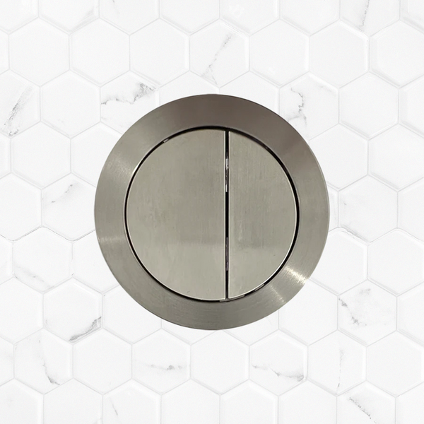 Johnson Suisse Venezia Flush Button 48mm Brushed Nickel