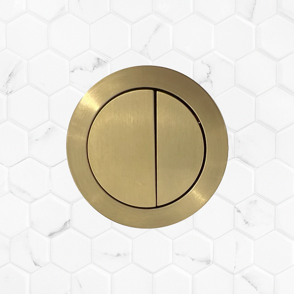 Johnson Suisse Venezia Flush Button 48mm Brushed Brass