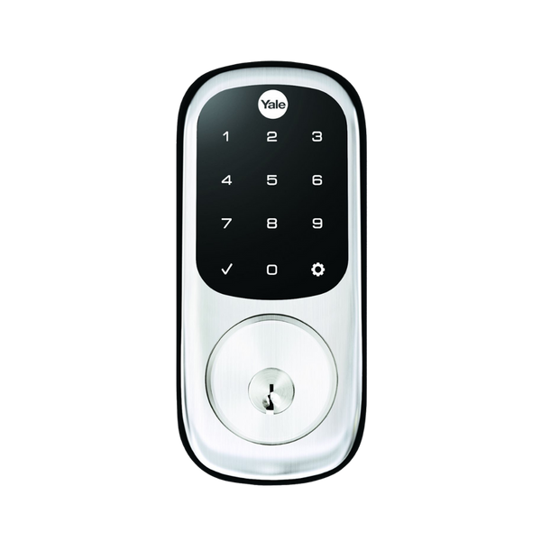 Yale Assure Keyed Electronic Digital Deadbolt Satin Chrome with Home Module