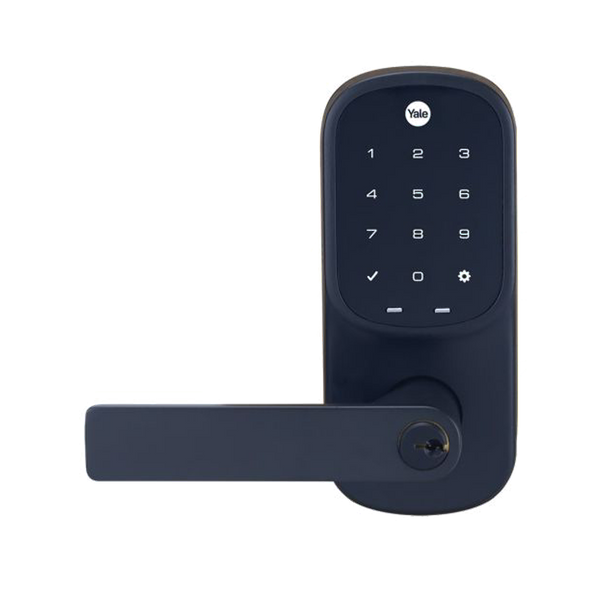 Yale Assure Keyed Lever Matte Black with Home Module