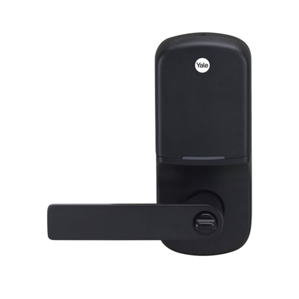 Yale Assure Keyed Lever Matte Black with Home Module
