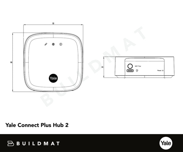 Yale Connect Plus Hub 2 Snow White