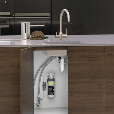 Puretec Tripla Elite 10 Brushed Nickel Stainless Steel with Z1 Filter