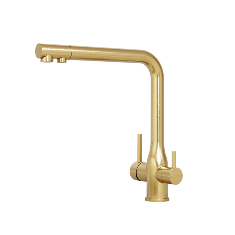 Puretec Tripla Elite 20 Brushed Gold Stainless Steel with Z1 Filter