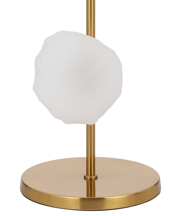 Telbix Zecca 6 Light Floor Lamp Antique Gold
