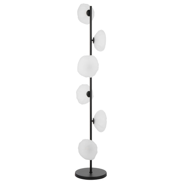 Telbix Zecca 6 Light Floor Lamp Black