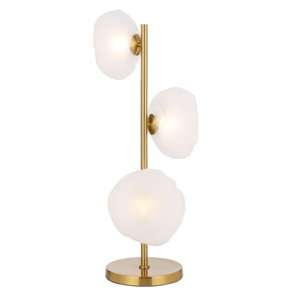 Telbix Zecca 3 Light Table Lamp Antique Gold