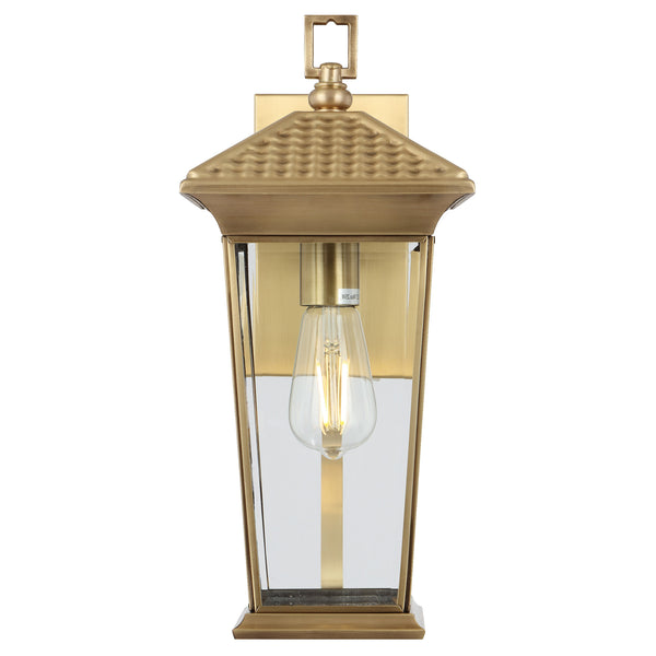 Telbix Zeldin 40 Exterior Wall Bracket Brass