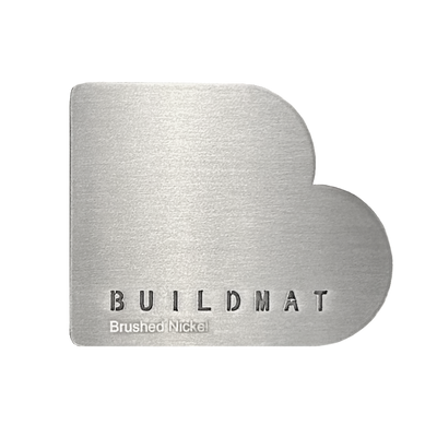 Buildmat Tapware Colour Sample Brushed Nickel