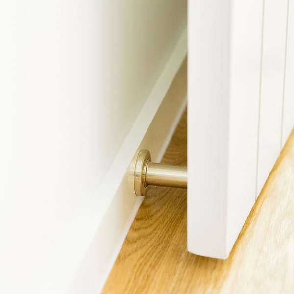 Zanda Magnetic Door Stop Satin Brass