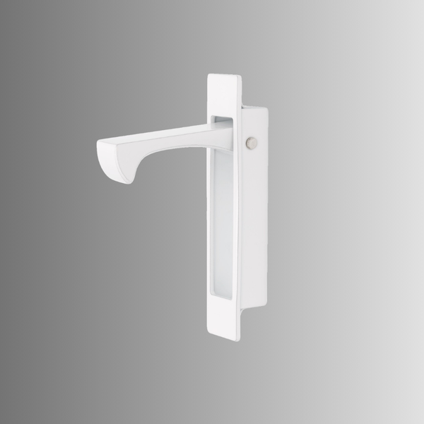 Zanda Sliding Door Edge Pull Matte White