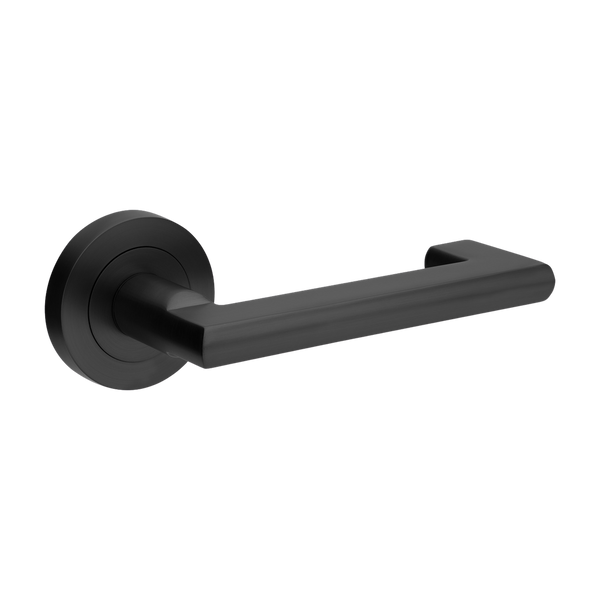 Zanda Epic Return Passage Lever Set Door Handle Matte Black