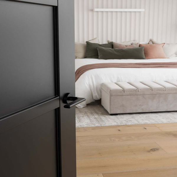 Zanda Epic Passage Lever Set Door Handle Matte Black