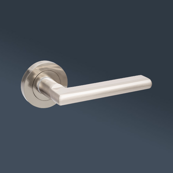 Zanda Epic Lever Set Door Handle Brushed Nickel