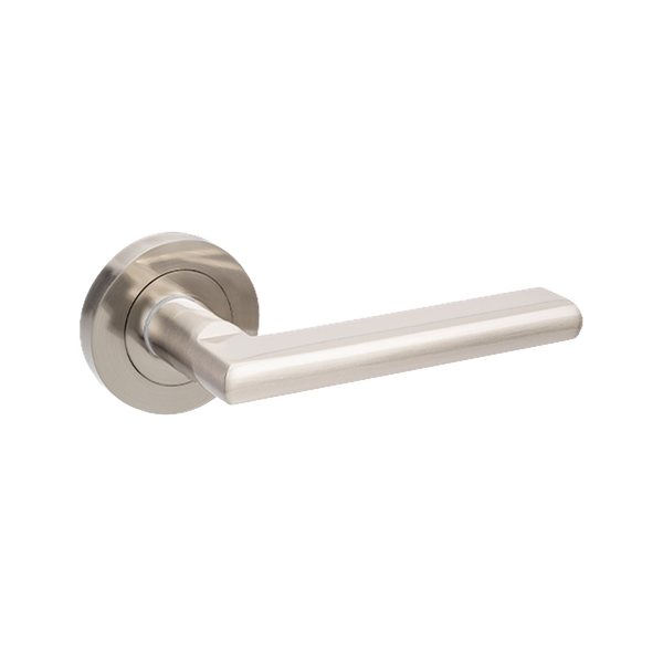 Zanda Epic Lever Set Door Handle Brushed Nickel