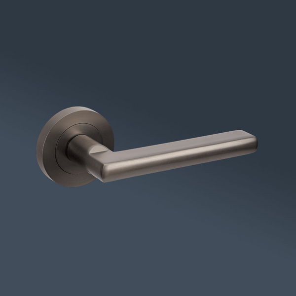 Zanda Epic Privacy Lever Set Door Handle Graphite Nickel