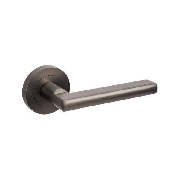 Zanda Epic Passage Lever Set Door Handle Graphite Nickel