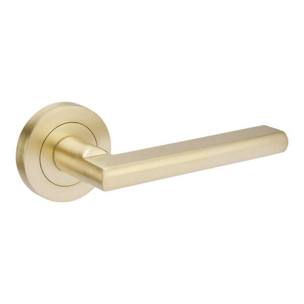 Zanda Epic Dummy Lever Set Door Handle Satin Brass