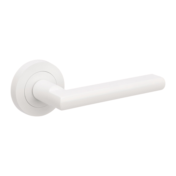 Zanda Epic Passage Lever Set Door Handle Matte White