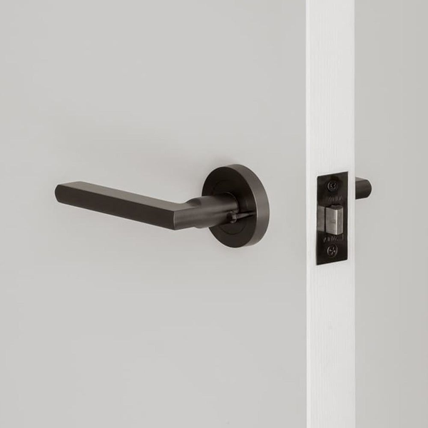 Zanda Epic Privacy Lever Set Door Handle Graphite Nickel