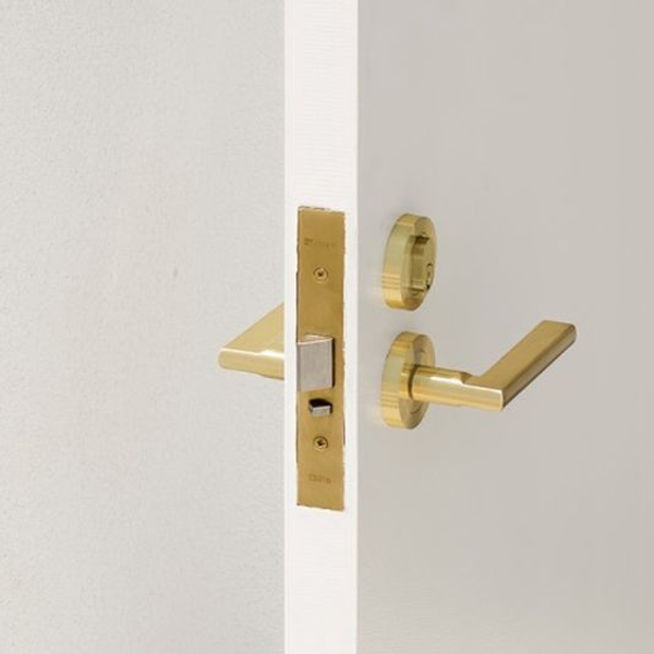 Zanda Epic Entrance Set Lever Door Handle Satin Brass