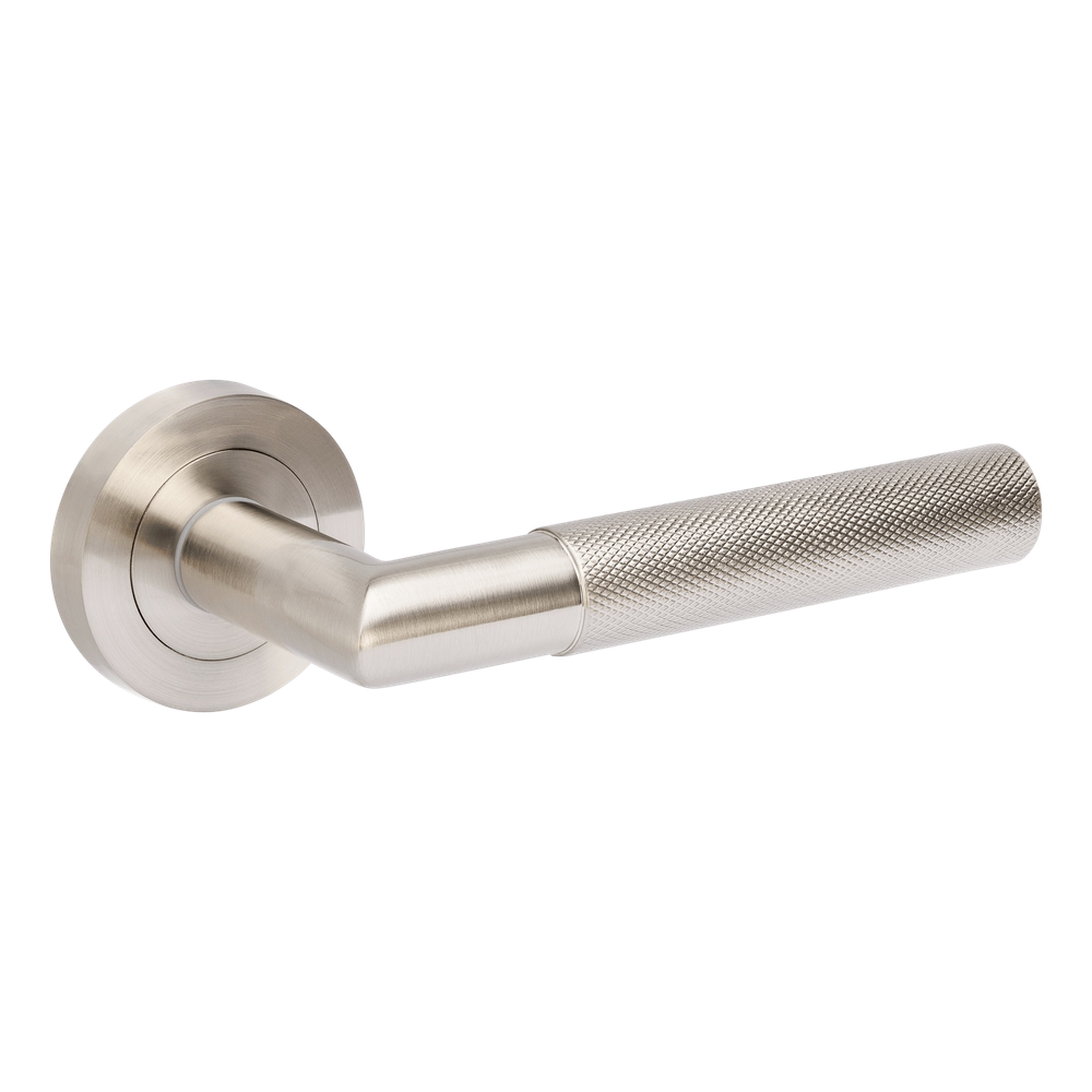 Zanda Vertex Passage Lever Handle Brushed Nickel – Buildmat