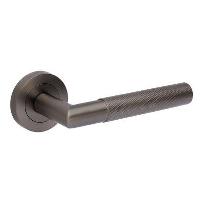 Zanda Vertex Passage Lever Handle Graphite Nickel