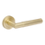 Zanda Vertex Dummy Lever Handle Satin Brass