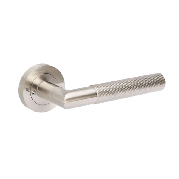 Zanda Vertex Integrated Privacy Lever Handle Brushed Nickel