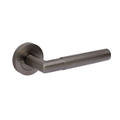 Zanda Vertex Integrated Privacy Lever Handle Graphite Nickel