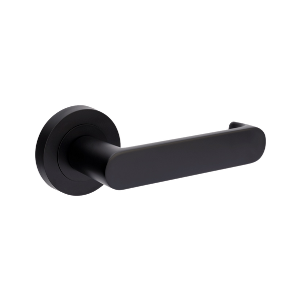 Zanda Duke Return Dummy Lever Set Door Handle Matte Black