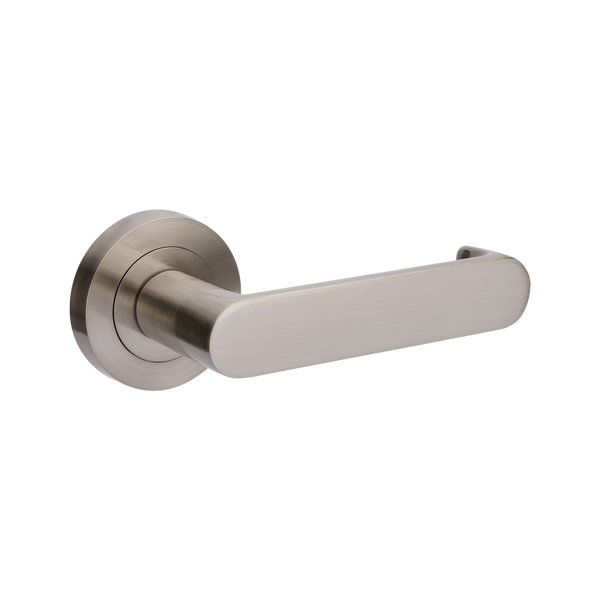 Zanda Duke Return Lever Set Door Handles Only Brushed Nickel