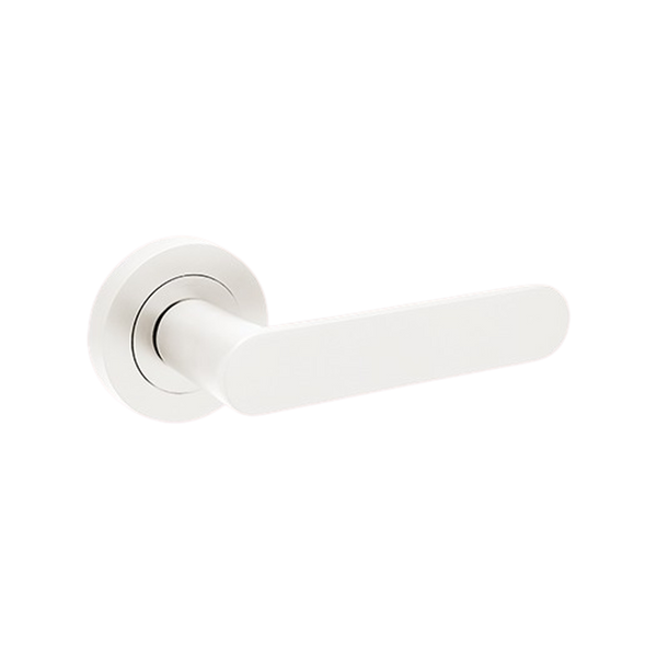 Zanda Duke Return Lever Set Door Handle White