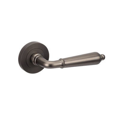 Zanda Oxford Integrated Privacy Lever Set Door Handle Graphite Nickel